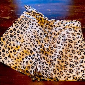 joie linen “carden” zipper tie short